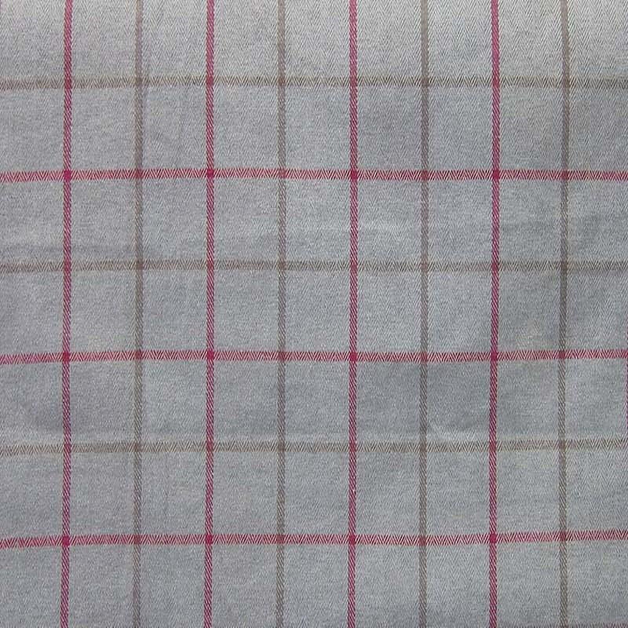 Guetta Fabric in color Seaspray is a Plaid Chenille Fabric pattern good for Drapery & Curtain Fabric and Upholstery Fabric