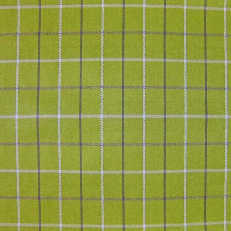 Guetta Fabric in color Citron is a Plaid Chenille Fabric pattern good for Drapery & Curtain Fabric and Upholstery Fabric