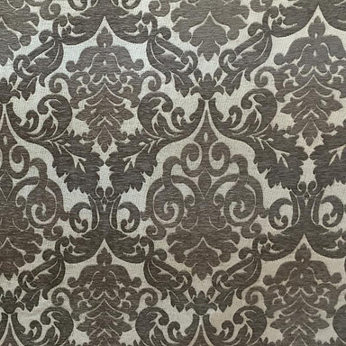 Hannah Fabric in color Charcoal is a Two-Toned Damask Fabric pattern good for Upholstery Fabric