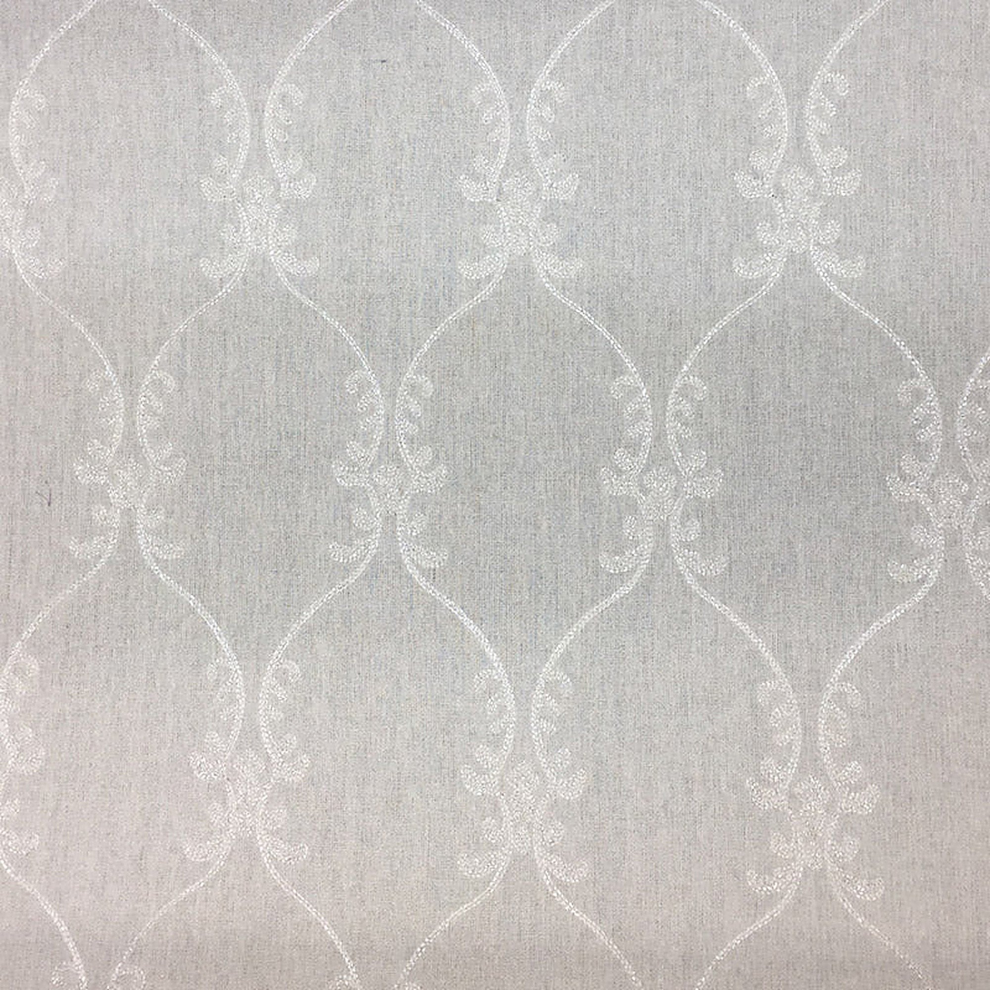 Icon Fabric in color Flax is a Damask Sheer Fabric pattern good for Drapery & Curtain Fabric