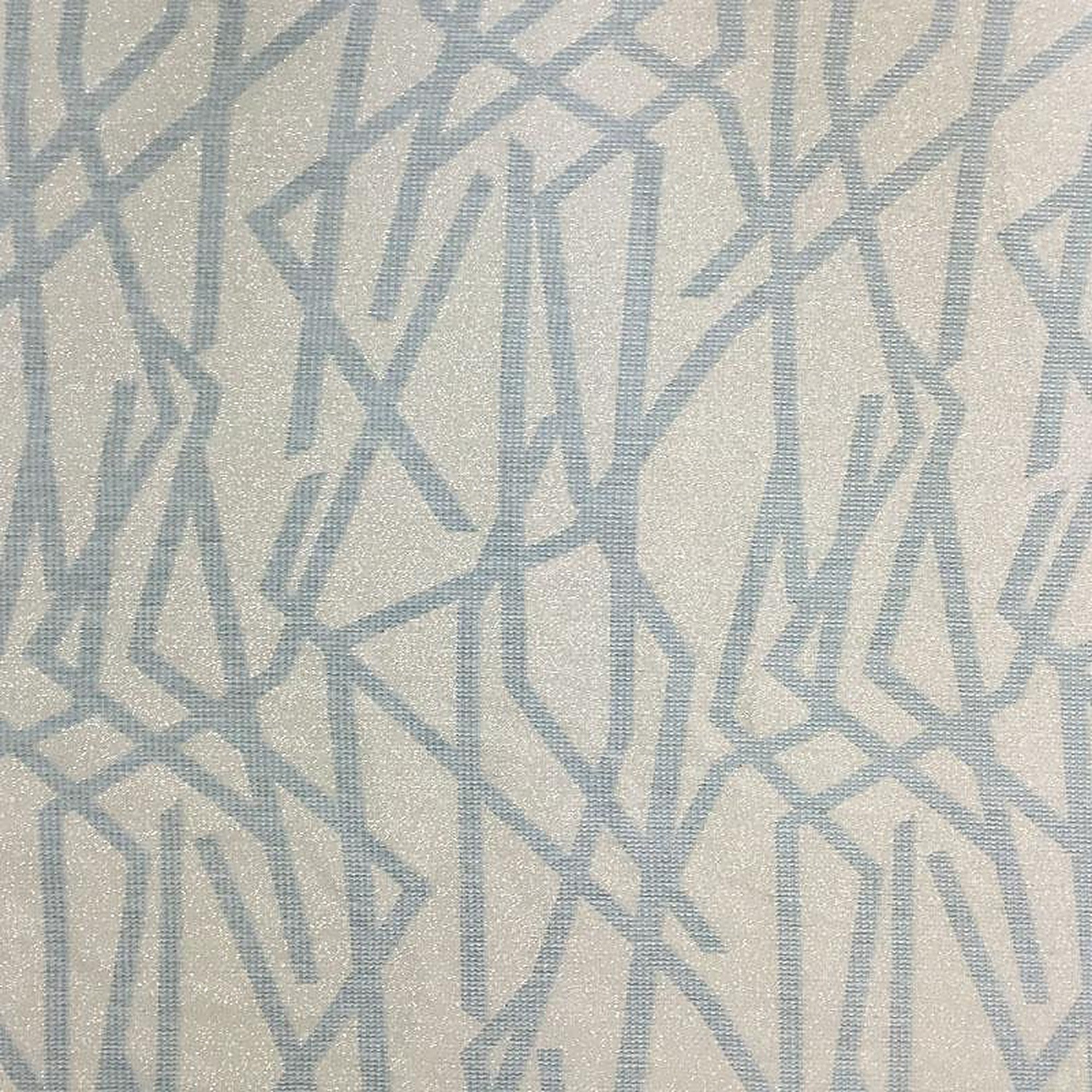 Jackie Fabric in color Spa is a Metallic Base Abstract Line Fabric pattern good for Drapery & Curtain Fabric