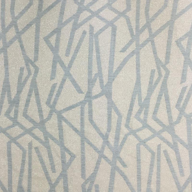 Jackie Fabric in color Spa is a Metallic Base Abstract Line Fabric pattern good for Drapery & Curtain Fabric