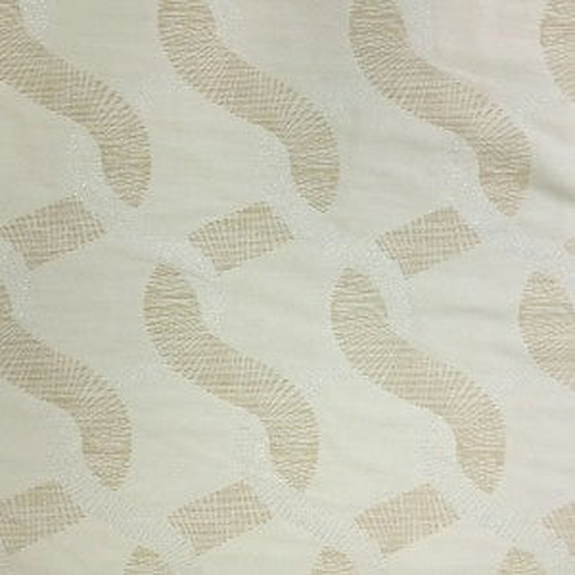 Jill Fabric in color Beige is a Metallic Base Snake-Like Pattern pattern good for Drapery & Curtain Fabric