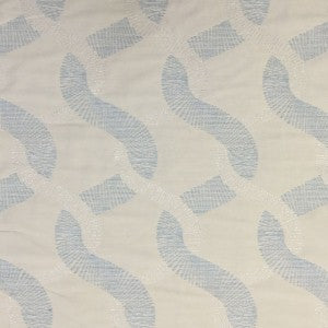 Jill Fabric in color Spa is a Metallic Base Snake-Like Pattern pattern good for Drapery & Curtain Fabric