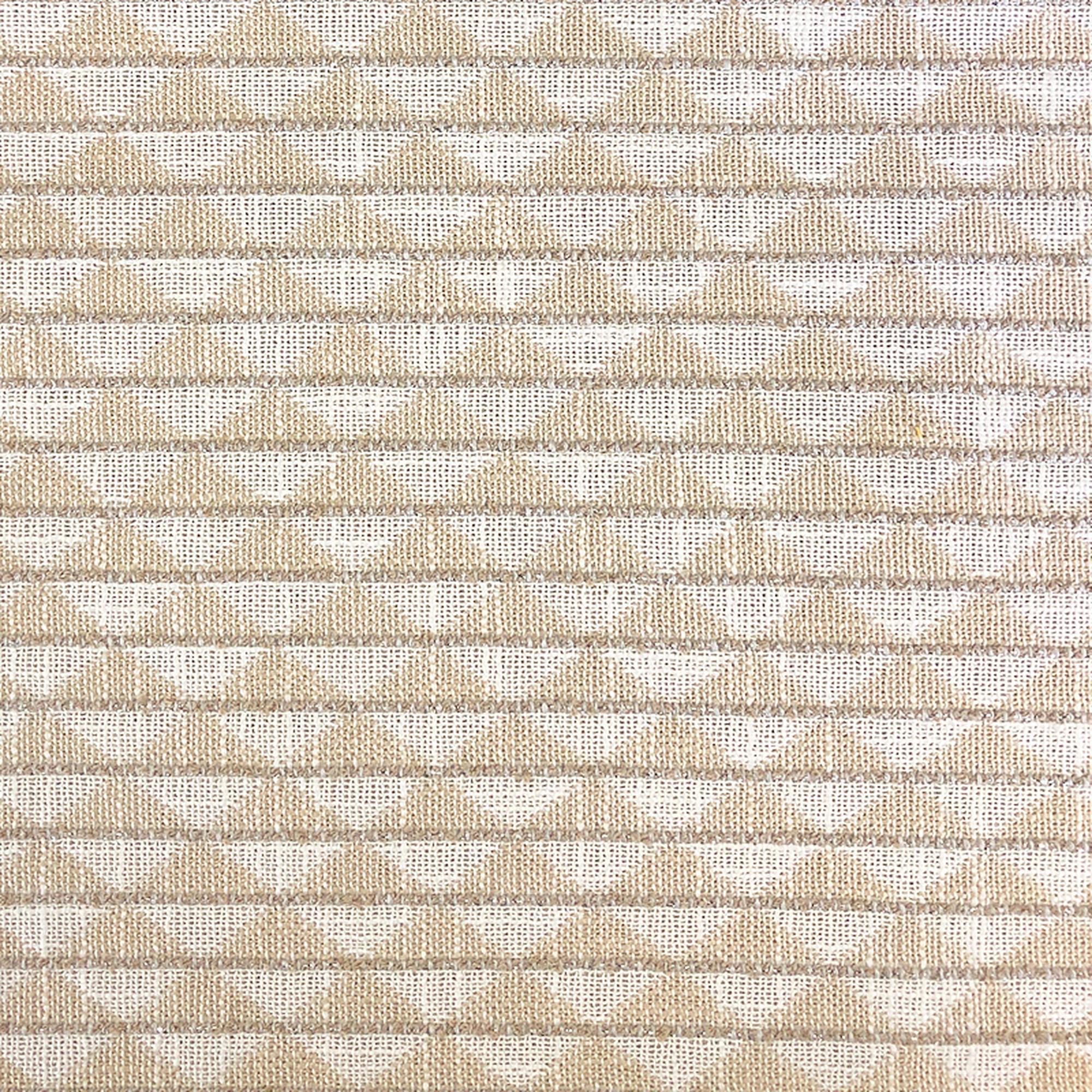 Kamali fabric in color Beige showcasing fabric diamond metallic linen look drapery & curtain fabric.