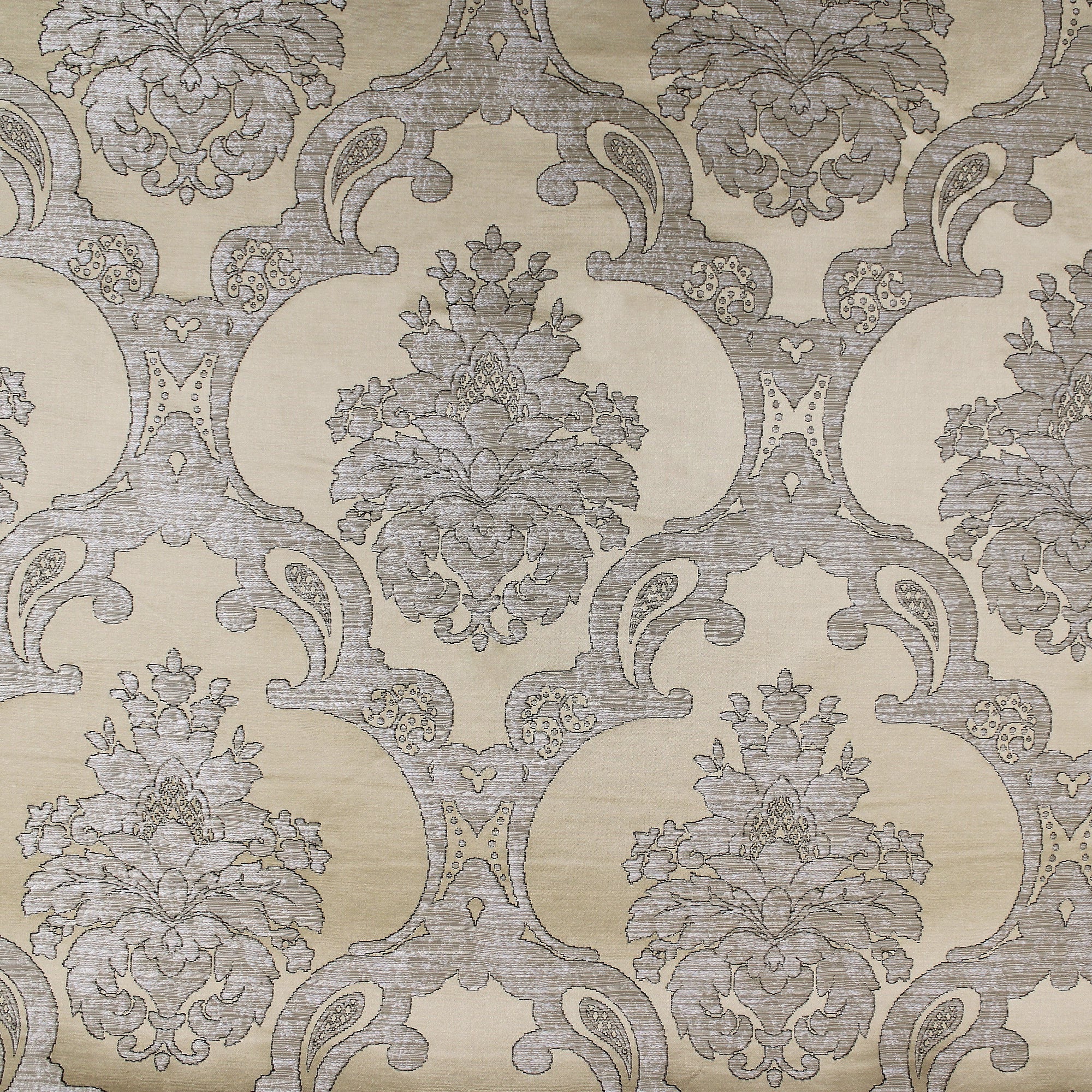 Katherine Fabric | Textured Damask Faux Silk