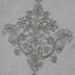 Kendall Fabric in color Gray is a Damask Embroidered Sheer Fabric pattern good for Drapery & Curtain Fabric