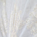 Kendall Fabric in color Cream is a Damask Embroidered Sheer Fabric pattern good for Drapery & Curtain Fabric