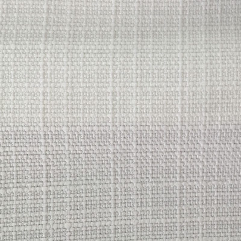 Klein Fabric in color White is a Solid Basketweave Linen Look Fabric pattern good for Drapery & Curtain Fabric and Upholstery Fabric