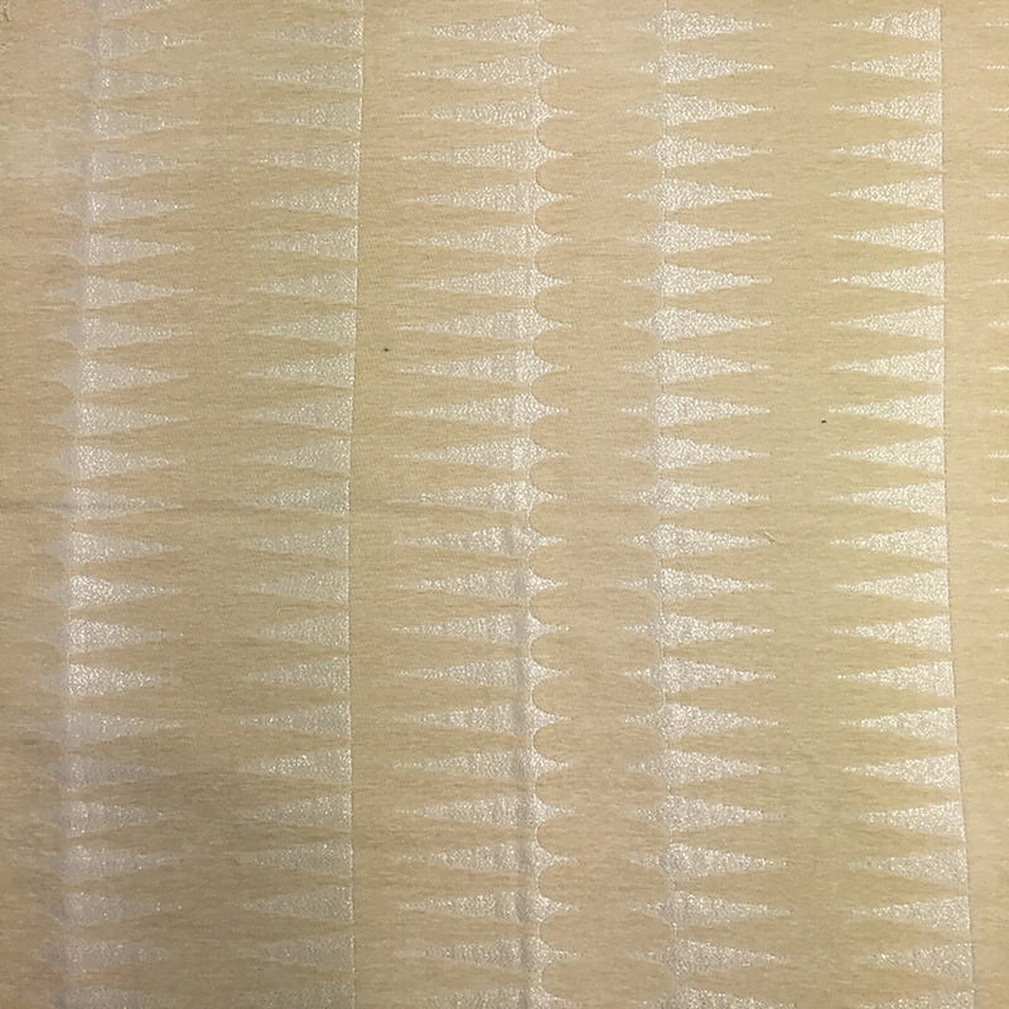 Leslie Fabric in color Cream is a Modern Geometric Metallic Fabric pattern good for Upholstery Fabric