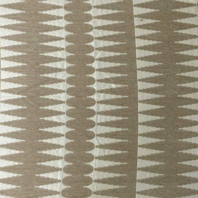 Leslie Fabric in color Beige is a Modern Geometric Metallic Fabric pattern good for Upholstery Fabric