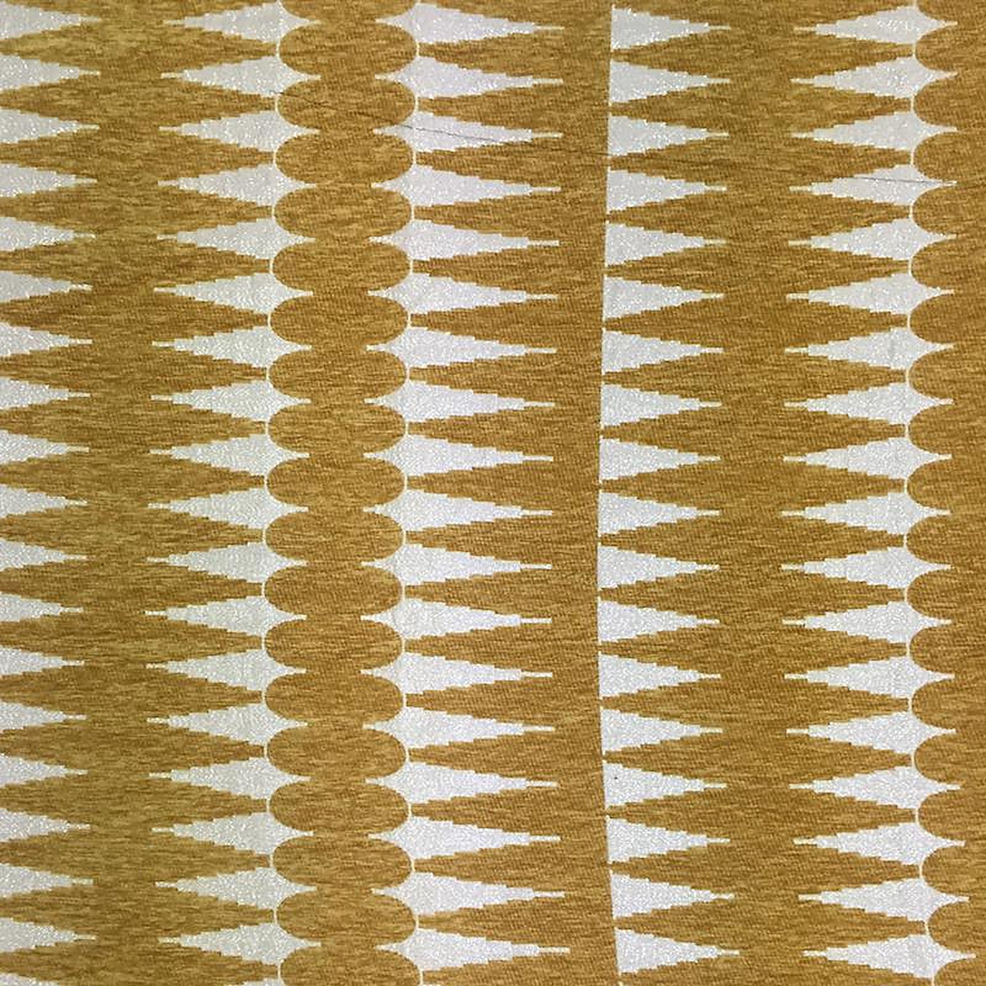Leslie Fabric in color Gold is a Modern Geometric Metallic Fabric pattern good for Upholstery Fabric