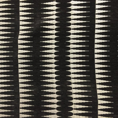 Leslie Fabric in color Espresso is a Modern Geometric Metallic Fabric pattern good for Upholstery Fabric