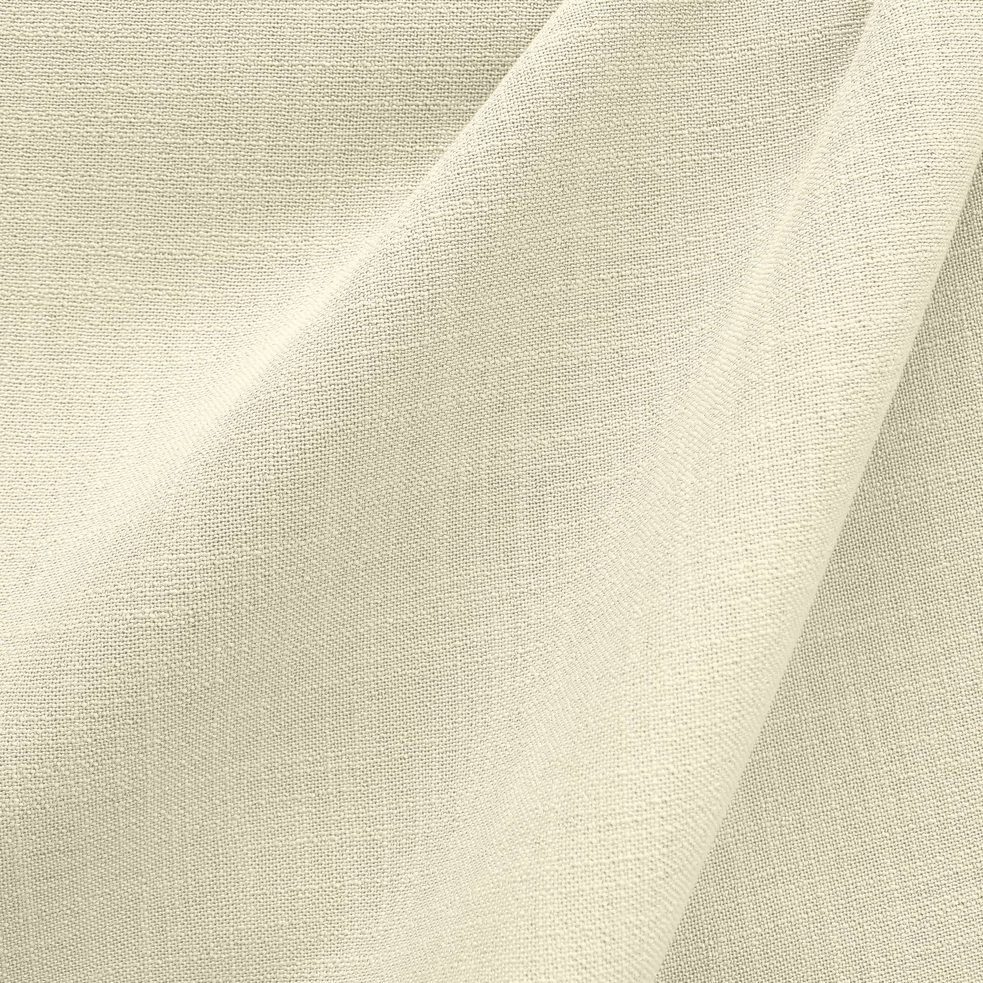 Linati fabric in color Eggshell showcasing fabric solid linen look upholstery fabric & drapery & curtain fabric & table linen fabric.