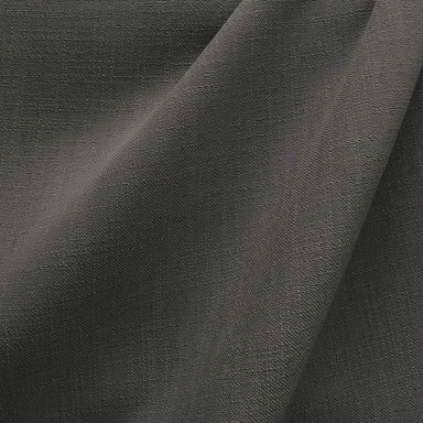 Linati Fabric in color Gray that has a wavy look is a Solid Linen Look Fabric that is good for Drapery & Curtain Fabric and Upholstery Fabric and Table Linen Fabric