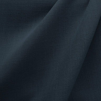Linati Fabric in color Navy that has a wavy look is a Solid Linen Look Fabric that is good for Drapery & Curtain Fabric and Upholstery Fabric and Table Linen Fabric