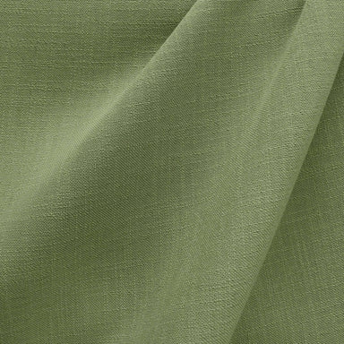 Linati Fabric in color Basil that has a wavy look is a Solid Linen Look Fabric that is good for Drapery & Curtain Fabric and Upholstery Fabric and Table Linen Fabric