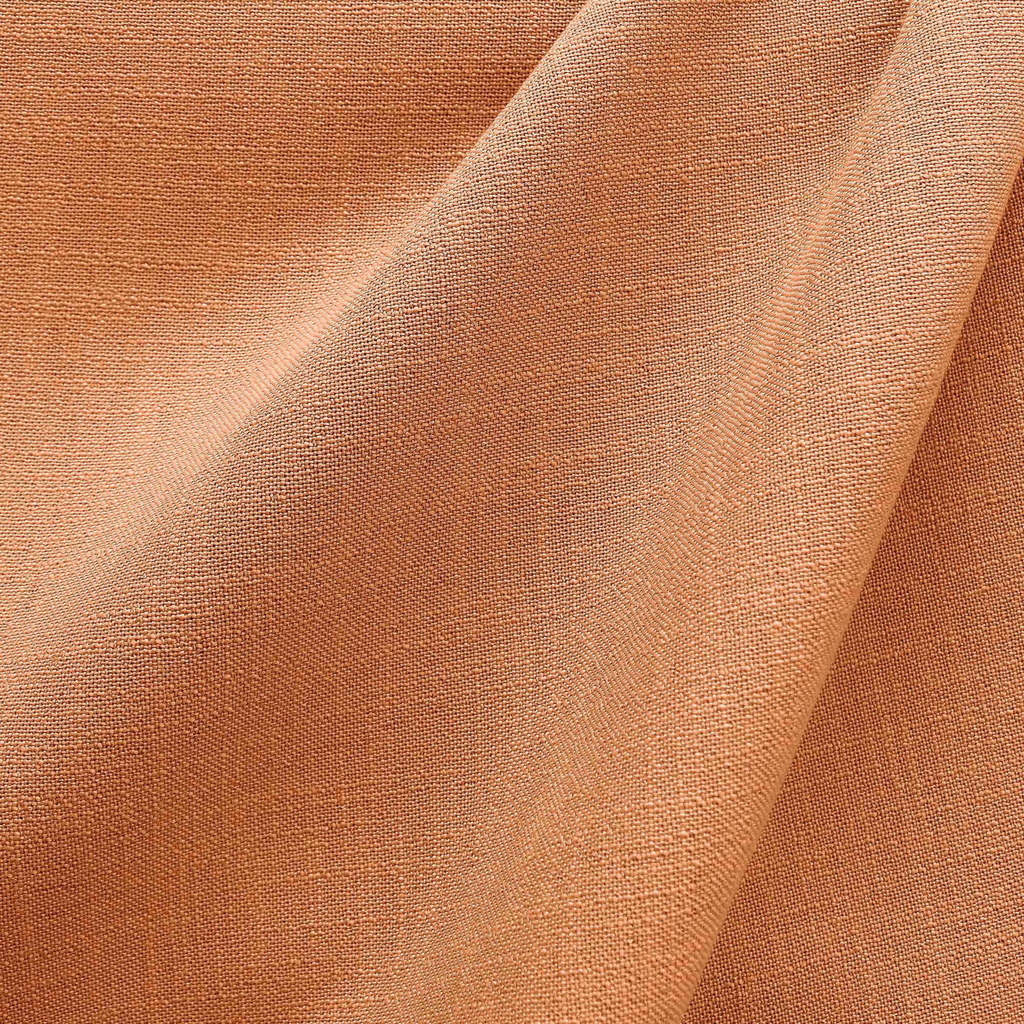 Linati fabric in color Amber showcasing fabric solid linen look upholstery fabric & drapery & curtain fabric & table linen fabric.