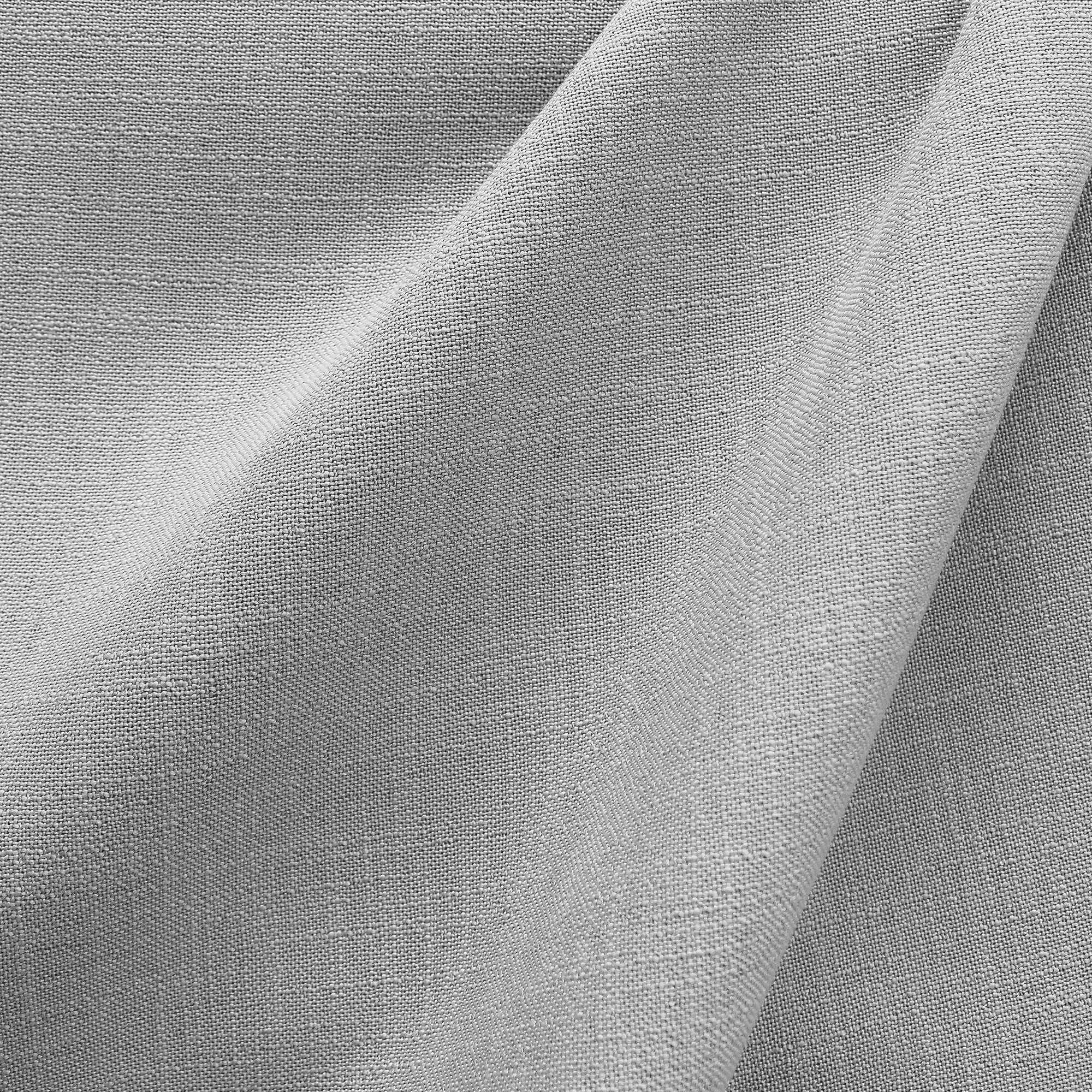 Linati fabric in color Pewter showcasing fabric solid linen look upholstery fabric & drapery & curtain fabric & table linen fabric.