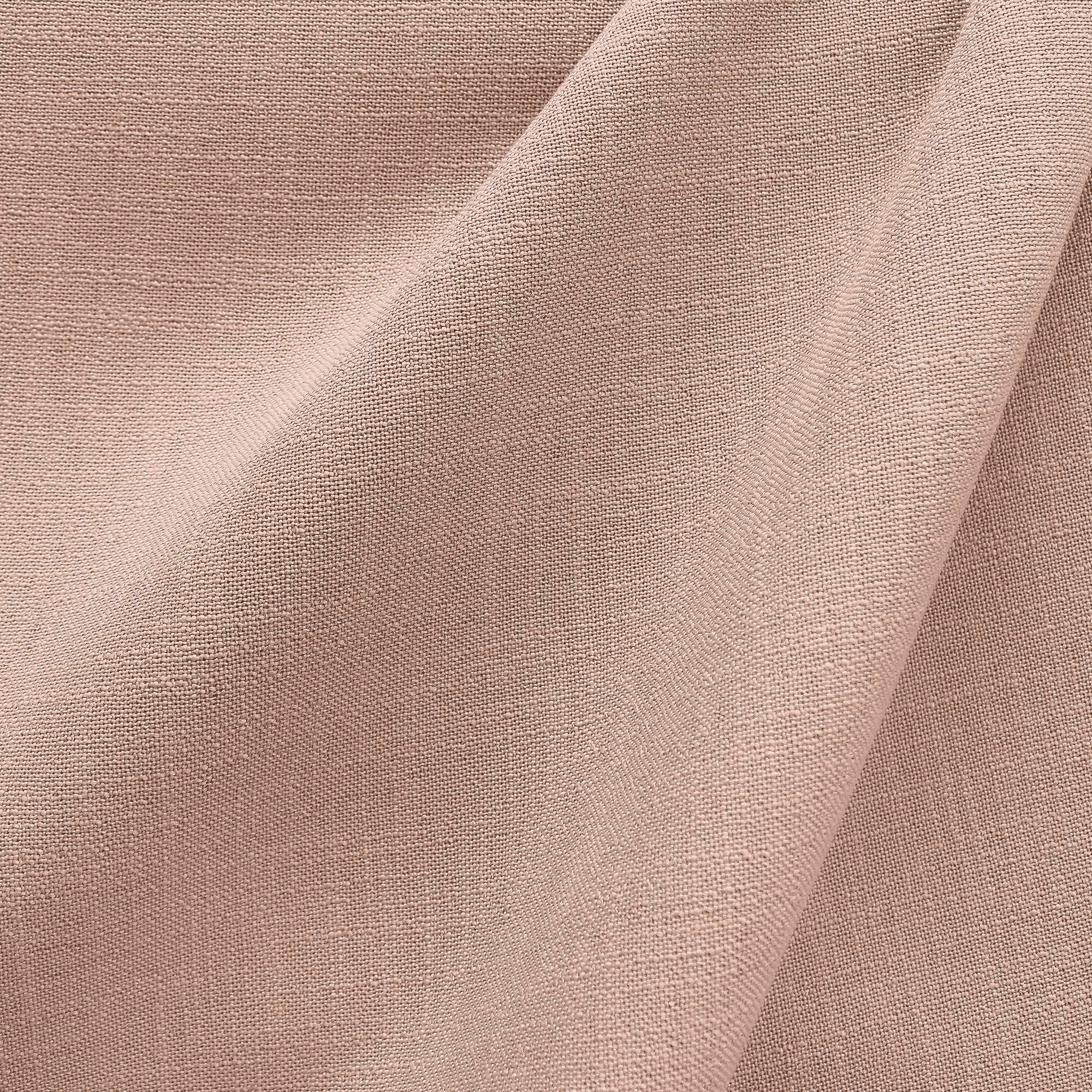 Linati fabric in color Blush showcasing fabric solid linen look upholstery fabric & drapery & curtain fabric & table linen fabric.