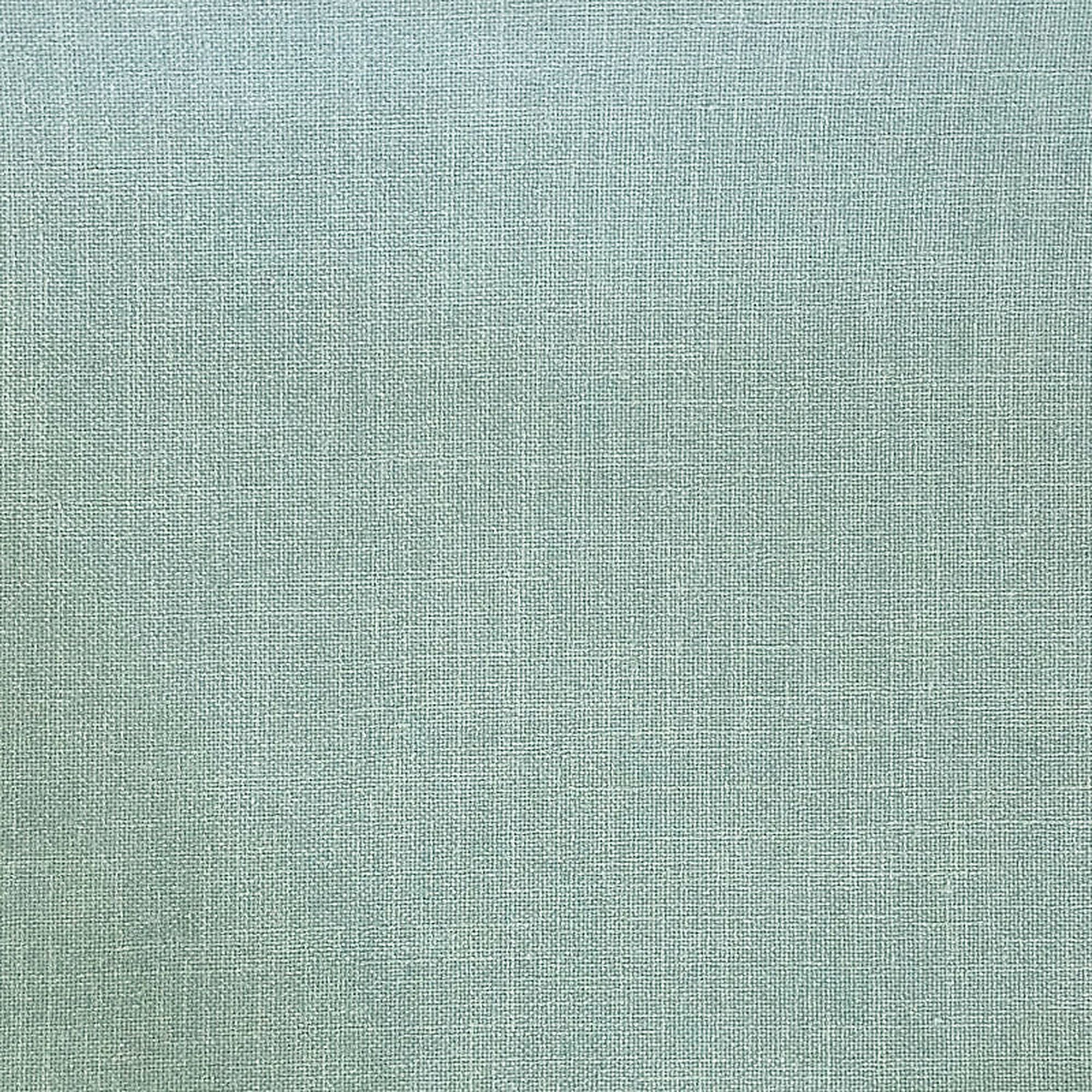 Linnea fabric in color Spa showcasing fabric solid textured w/ backing upholstery fabric & drapery & curtain fabric.