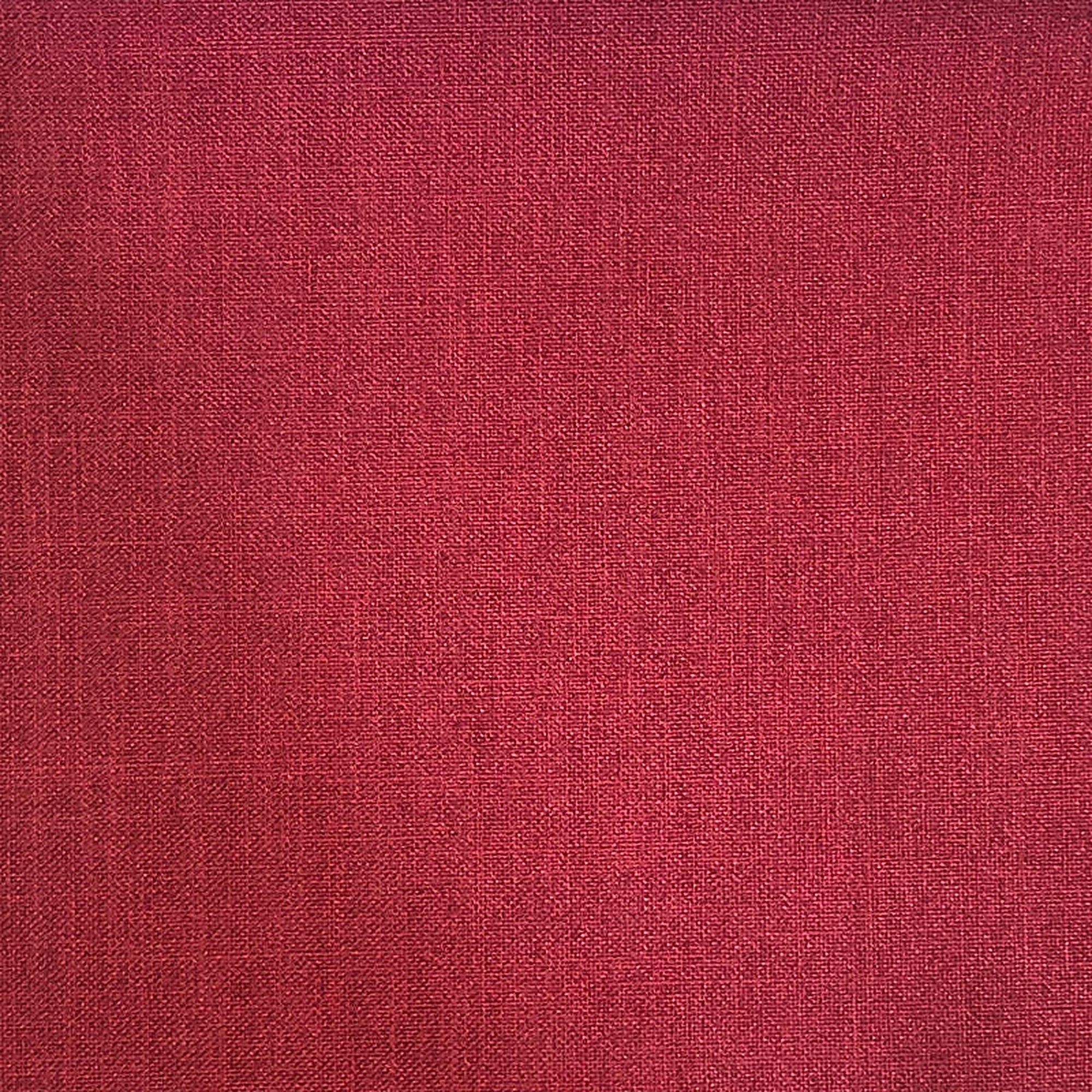 Linnea fabric in color Red showcasing fabric solid textured w/ backing upholstery fabric & drapery & curtain fabric.