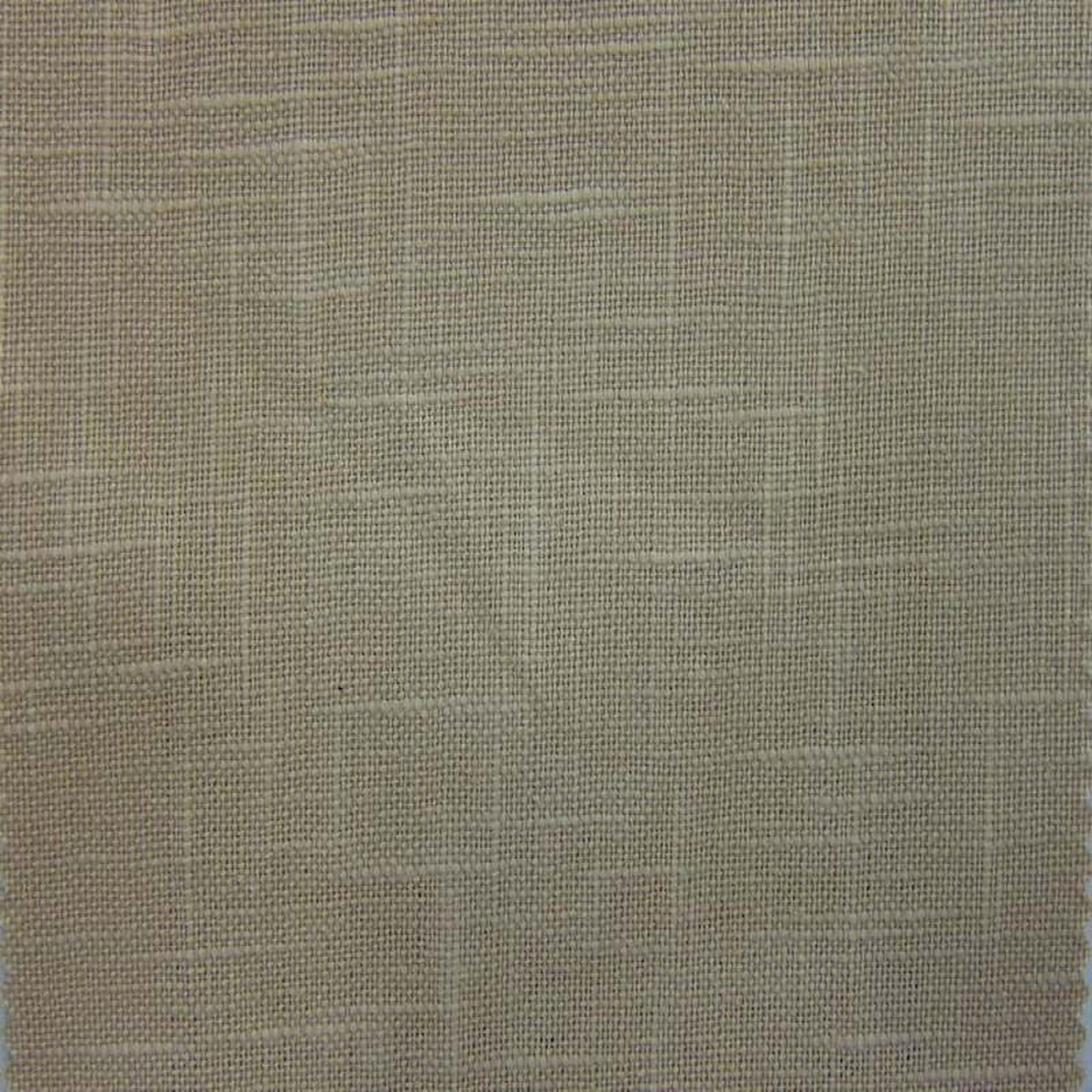 Logan fabric in color Flax showcasing fabric solid 100% linen upholstery fabric & drapery & curtain fabric.