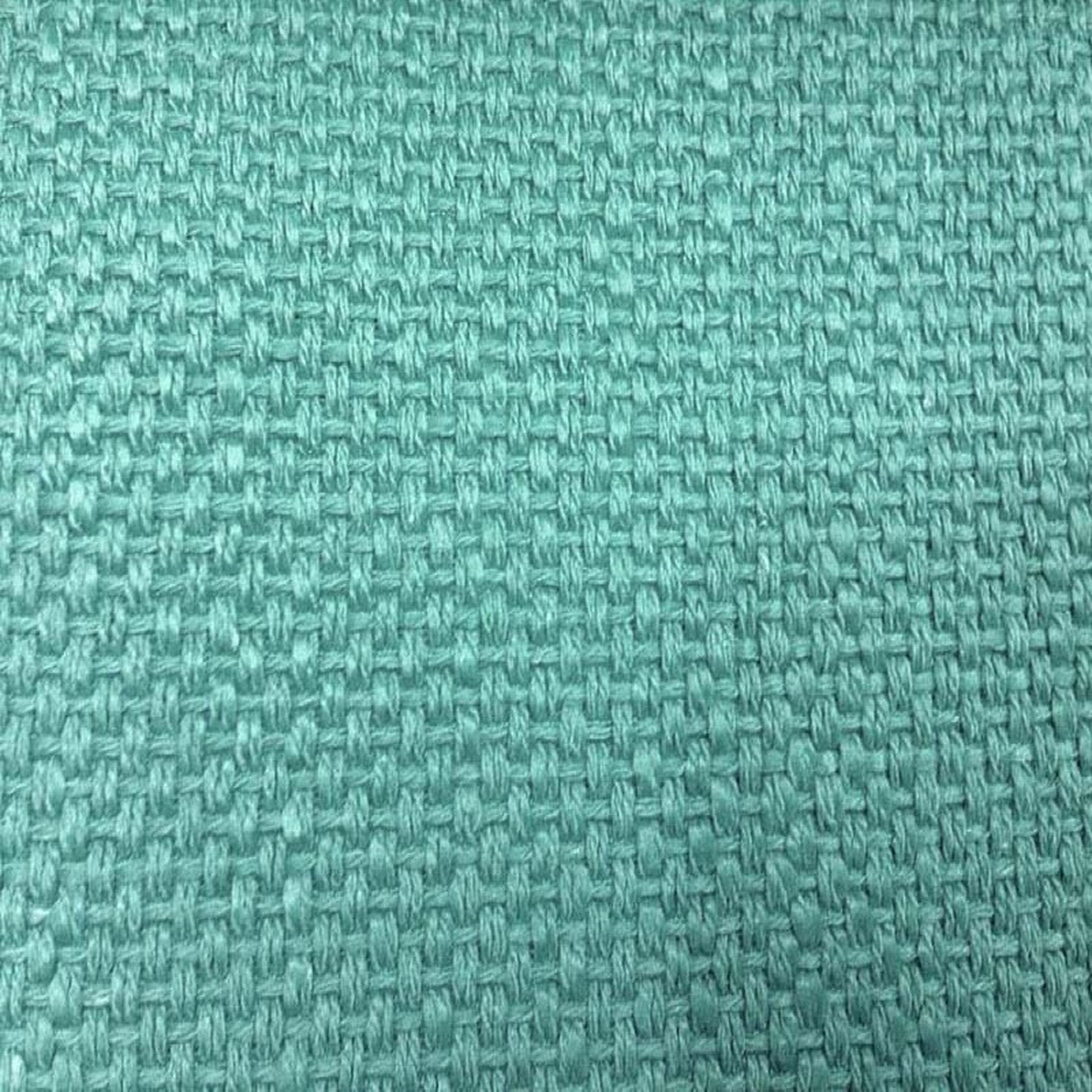 Lotus fabric in color Teal showcasing fabric solid textured linen look upholstery fabric & drapery & curtain fabric.