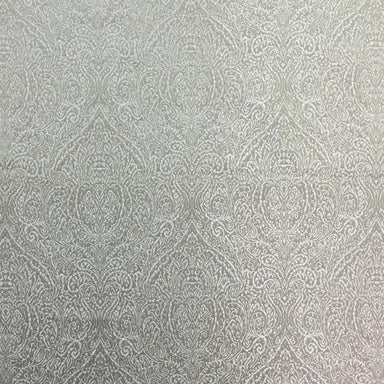 Madeline Fabric in color Silver is a High-Sheen Damask Fabric pattern good for Upholstery Fabric