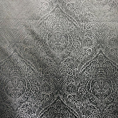 Madeline Fabric in color Gray is a High-Sheen Damask Fabric pattern good for Upholstery Fabric