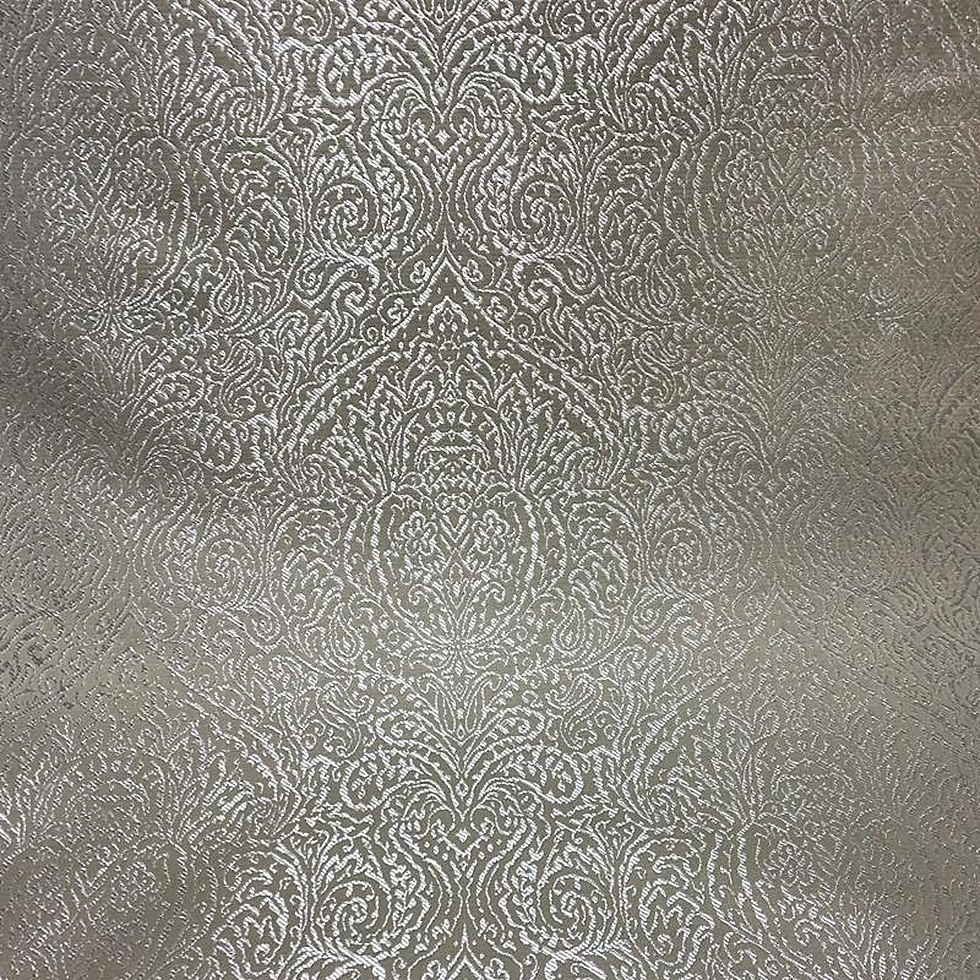 Madeline Fabric in color Flax is a High-Sheen Damask Fabric pattern good for Upholstery Fabric