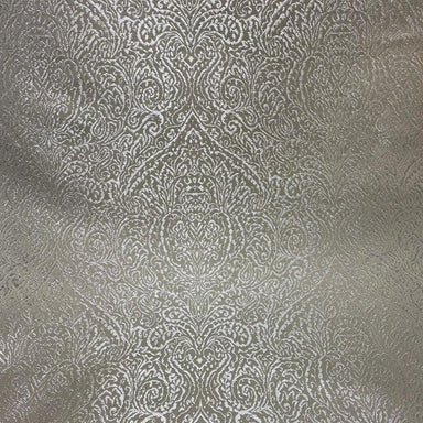Madeline Fabric in color Flax is a High-Sheen Damask Fabric pattern good for Upholstery Fabric