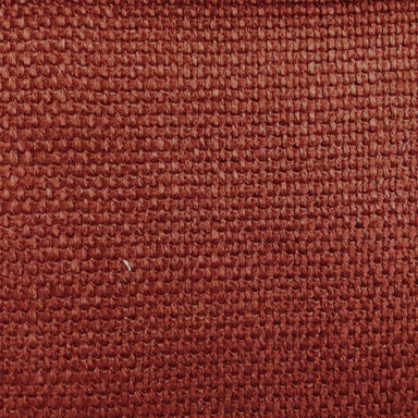 Maison Fabric in color Terracotta is a Classic Solid Basketweave Fabric pattern good for Upholstery Fabric