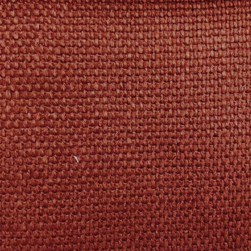 Maison Fabric in color Terracotta is a Classic Solid Basketweave Fabric pattern good for Upholstery Fabric
