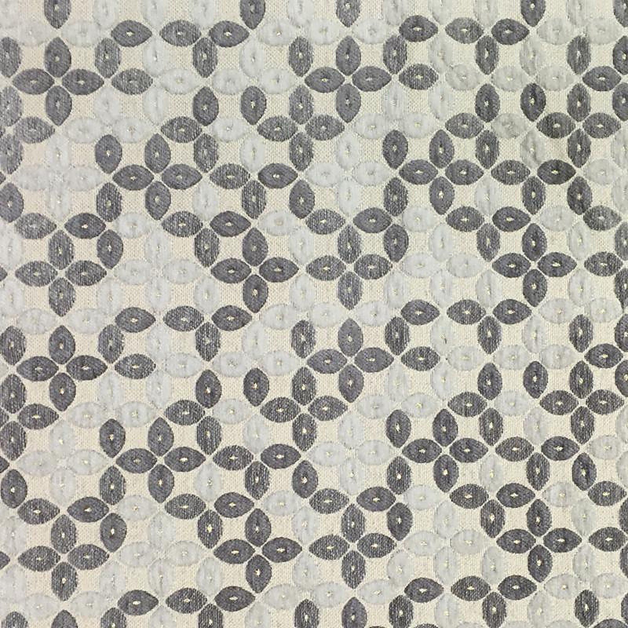 Malone Fabric in color Gray is a Circle Moden Geometric Fabric pattern good for Upholstery Fabric
