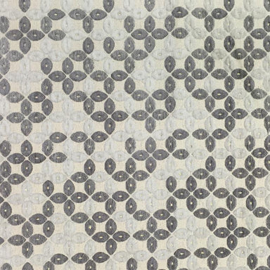Malone Fabric in color Gray is a Circle Moden Geometric Fabric pattern good for Upholstery Fabric