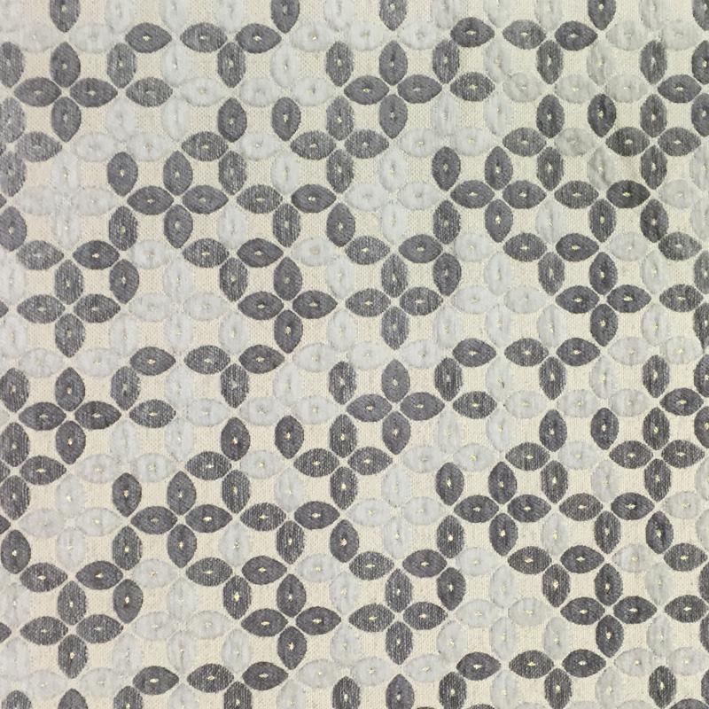 Malone Fabric in color Gray is a Circle Moden Geometric Fabric pattern good for Upholstery Fabric