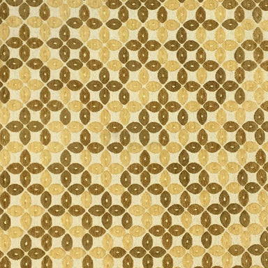 Malone Fabric in color Gold is a Circle Moden Geometric Fabric pattern good for Upholstery Fabric
