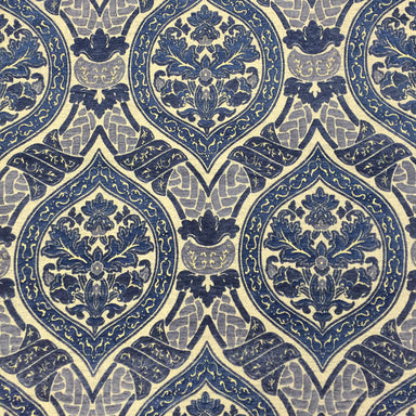 Marselle Fabric in color Ocean is a Traditional Damask Fabric pattern good for Upholstery Fabric