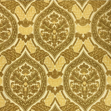 Marselle Fabric in color Gold is a Traditional Damask Fabric pattern good for Upholstery Fabric