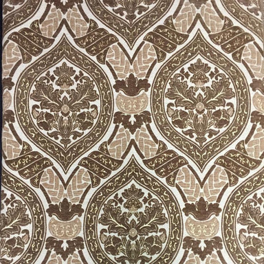 Marselle Fabric in color Mocha is a Traditional Damask Fabric pattern good for Upholstery Fabric