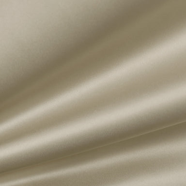 Mason fabric in color Champagne showcasing fabric double width solid satin faux silk drapery & curtain fabric & table linen fabric.