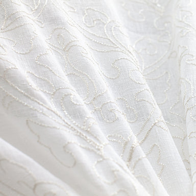 Mercury Fabric in color Silver/Metallic is a Metallic Damask Sheer Fabric that is good for Drapery & Curtain Fabric