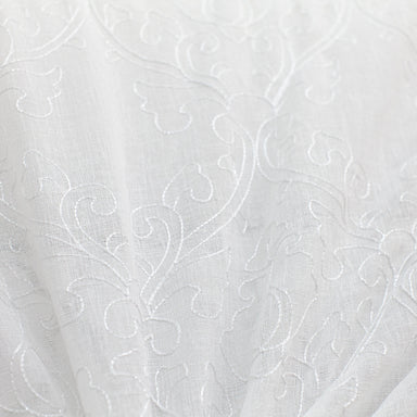 Mercury fabric in color Gray/Metallic showcasing fabric metallic damask sheer drapery & curtain fabric.