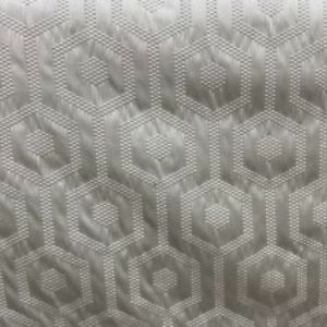 Metro Fabric in color Spa is a Hexagon Modern Geometric Fabric pattern good for Drapery & Curtain Fabric and Upholstery Fabric