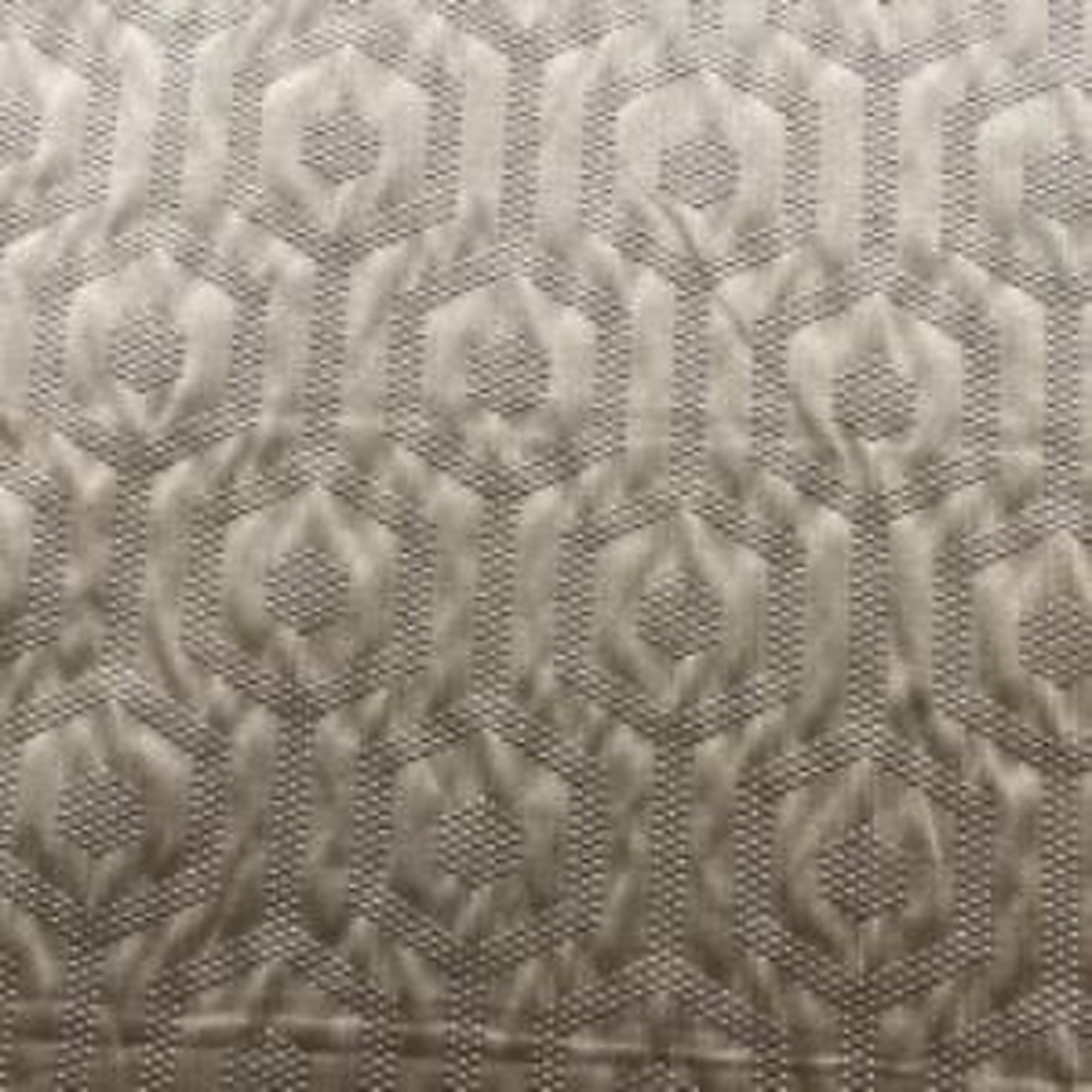 Metro Fabric in color Mocha is a Hexagon Modern Geometric Fabric pattern good for Drapery & Curtain Fabric and Upholstery Fabric