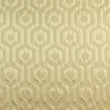 Metro Fabric in color Mimosa is a Hexagon Modern Geometric Fabric pattern good for Drapery & Curtain Fabric and Upholstery Fabric
