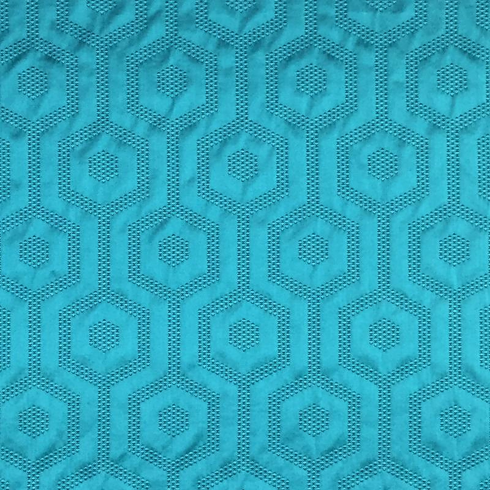 Metro Fabric in color Jade is a Hexagon Modern Geometric Fabric pattern good for Drapery & Curtain Fabric and Upholstery Fabric