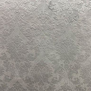 Natalia Fabric in color Gray is a Tone-on-Tone Damask Fabric that is good for Upholstery Fabric