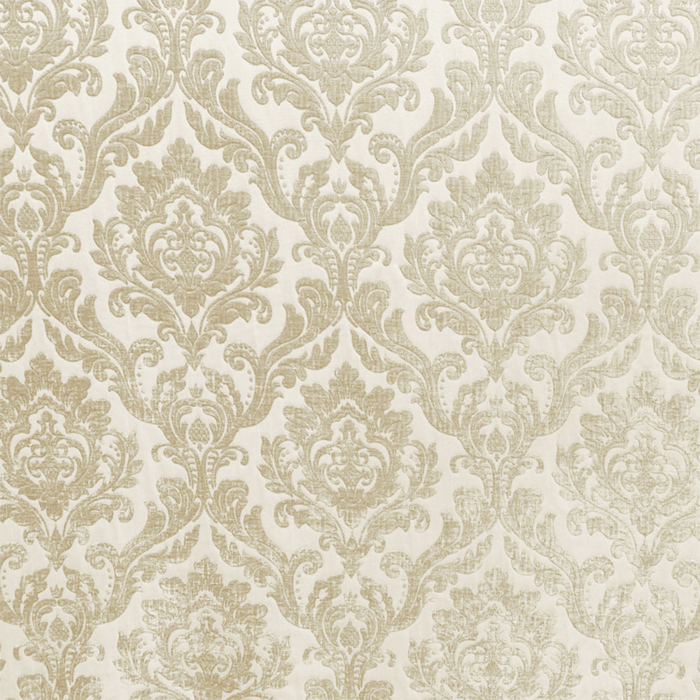 Rodeo Home Neiman Traditional Damask Velvet Fabric | Shop by The Yard Cinnamon / Yard